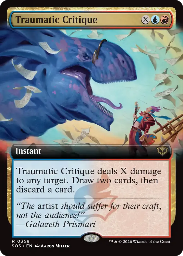 Traumatic Critique — Secrets of Strixhaven — Magic: The Gathering