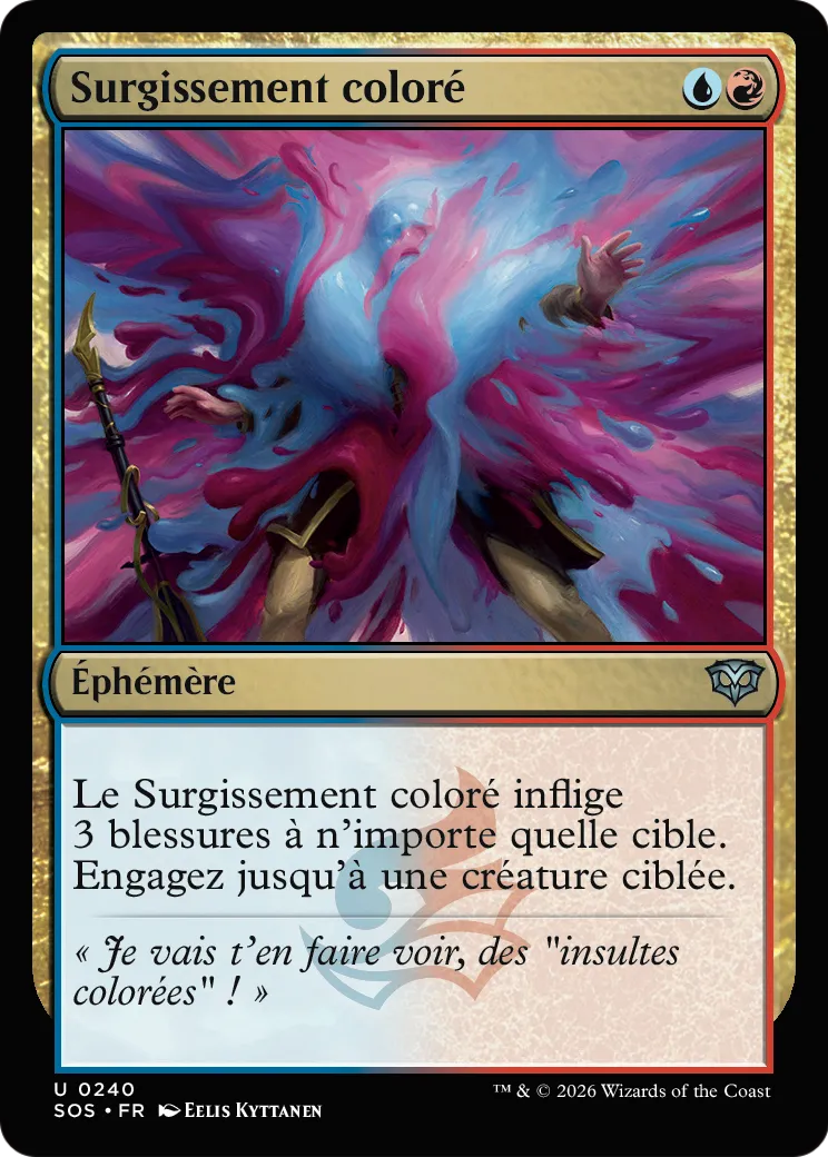 Surgissement coloré — Secrets of Strixhaven — Magic: The Gathering