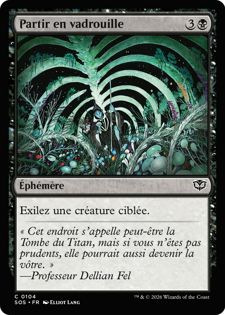 Partir en vadrouille — Secrets of Strixhaven — Magic: The Gathering