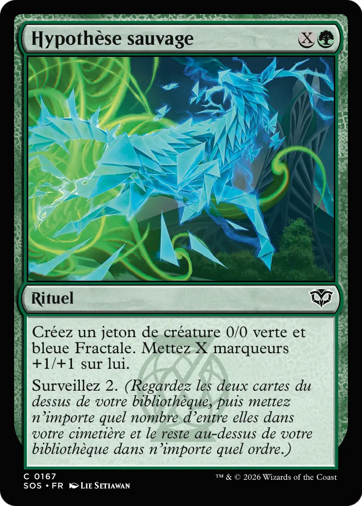 Hypothèse sauvage — Secrets of Strixhaven — Magic: The Gathering