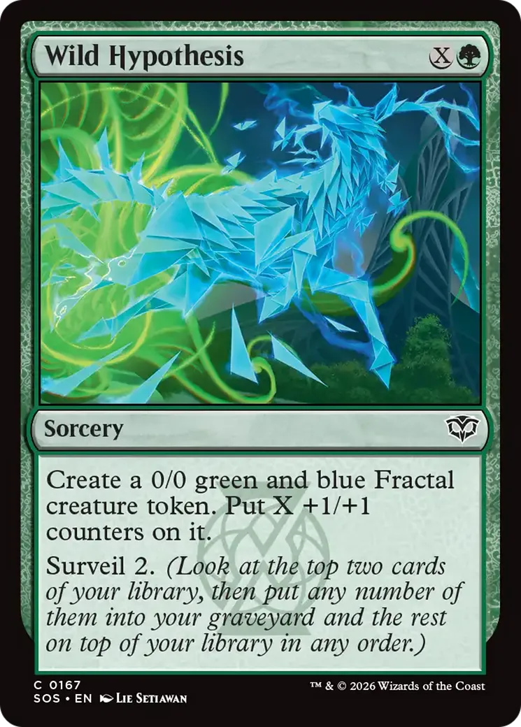 Hypothèse sauvage — Secrets of Strixhaven — Magic: The Gathering
