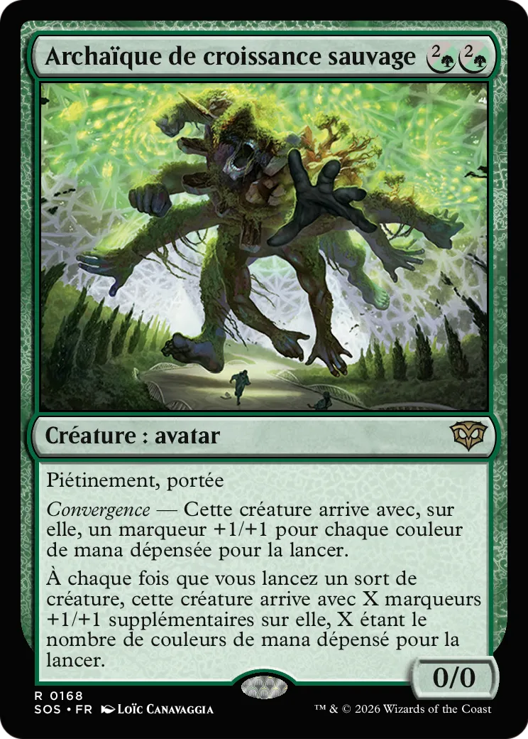 Archaïque de croissance sauvage — Secrets of Strixhaven — Magic: The Gathering