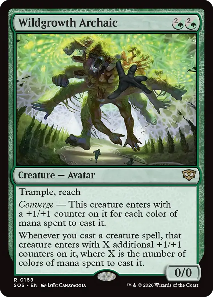 Wildgrowth Archaic — Secrets of Strixhaven — Magic: The Gathering