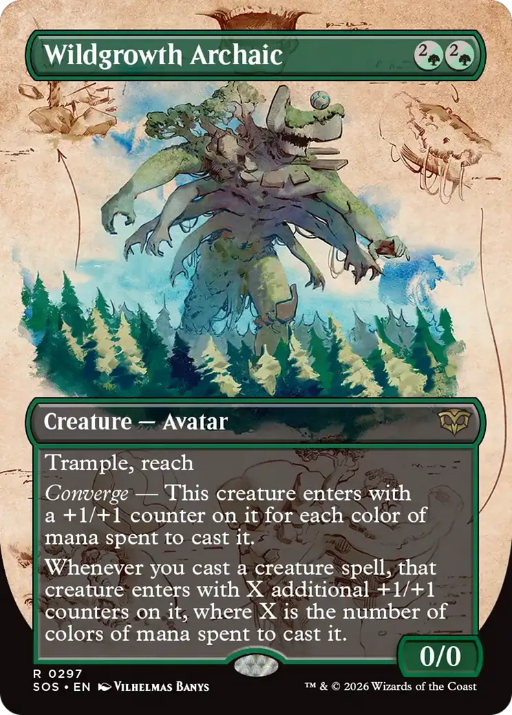 Wildgrowth Archaic — Secrets of Strixhaven — Magic: The Gathering