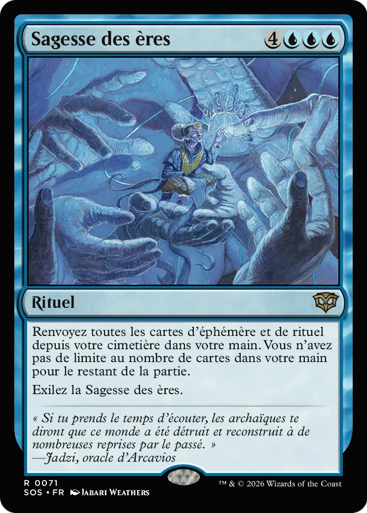Sagesse des ères — Secrets of Strixhaven — Magic: The Gathering