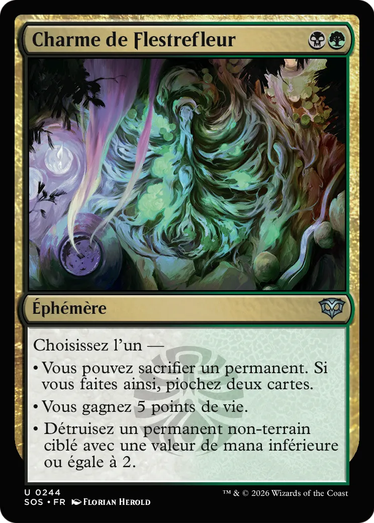 Charme de Flestrefleur — Secrets of Strixhaven — Magic: The Gathering