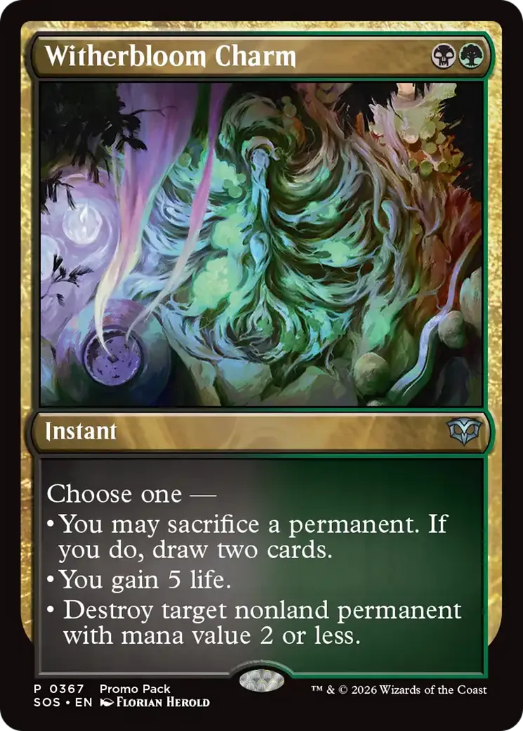Witherbloom Charm — Secrets of Strixhaven — Magic: The Gathering