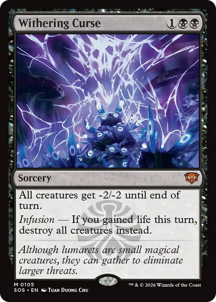 Withering Curse — Secrets of Strixhaven — Magic: The Gathering