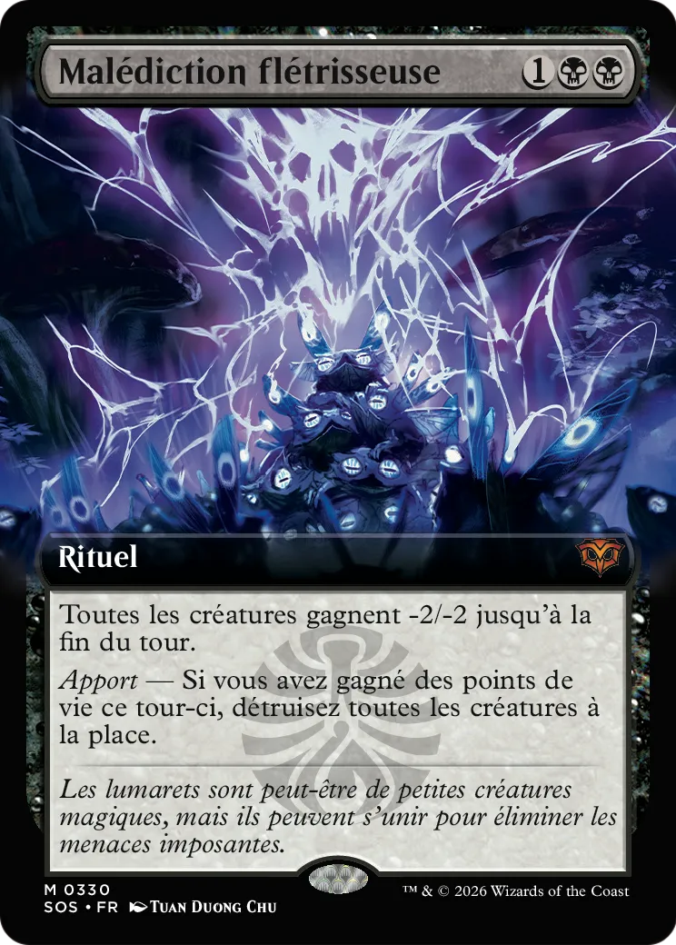 Malédiction flétrisseuse — Secrets of Strixhaven — Magic: The Gathering