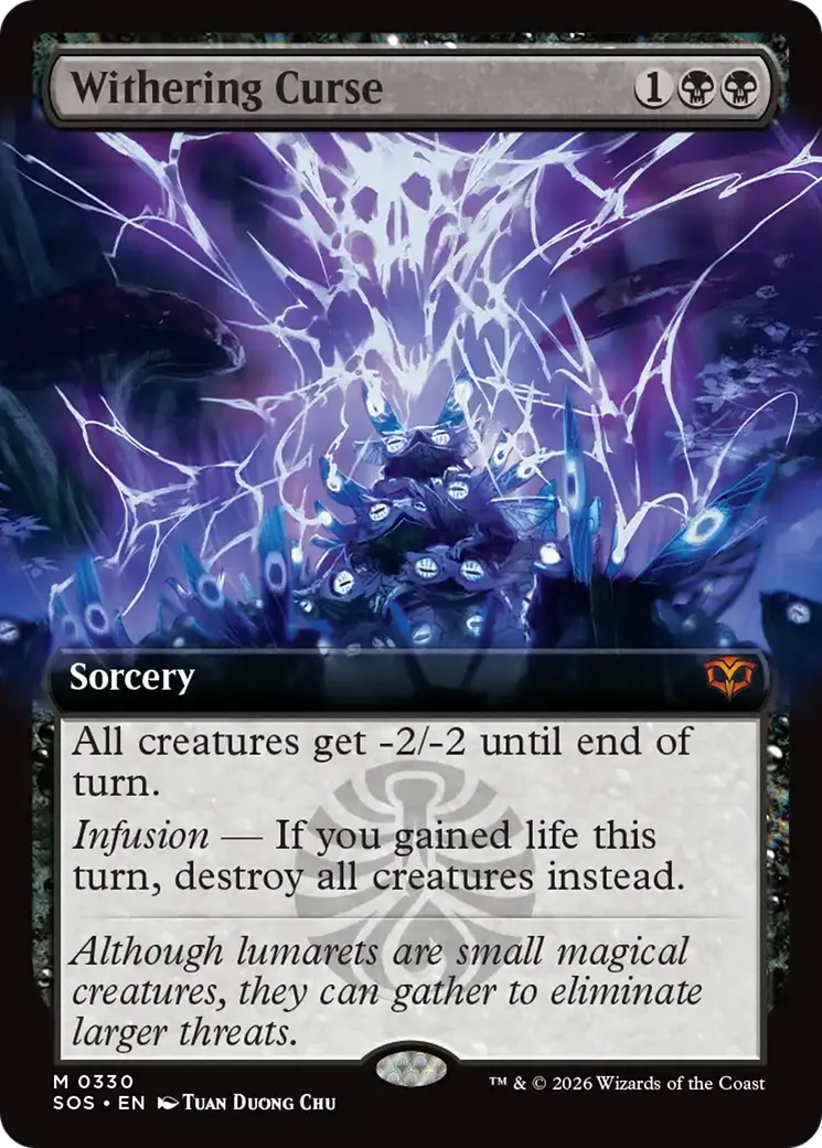 Withering Curse — Secrets of Strixhaven — Magic: The Gathering