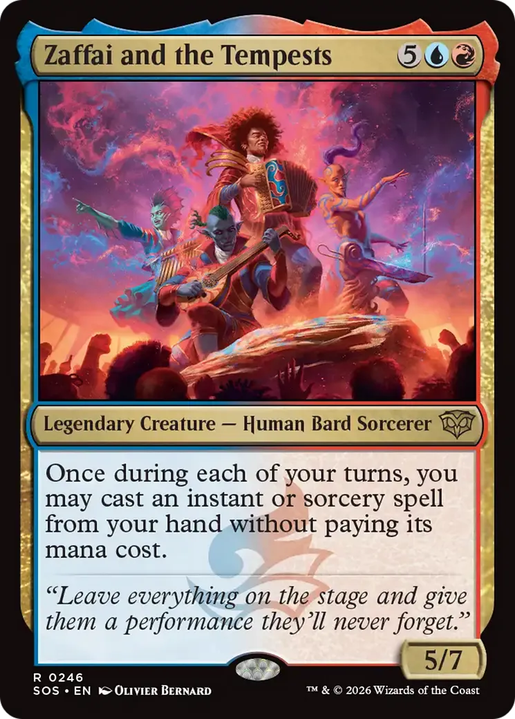 Zaffai and the Tempests — Secrets of Strixhaven — Magic: The Gathering