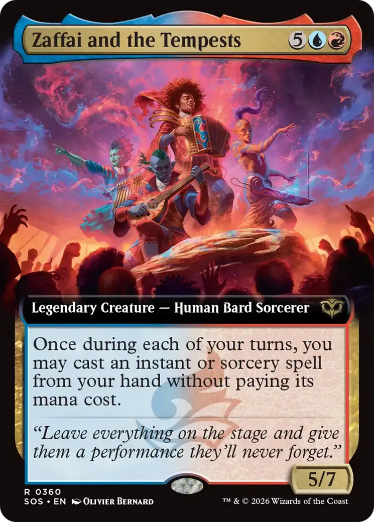 Zaffai and the Tempests — Secrets of Strixhaven — Magic: The Gathering