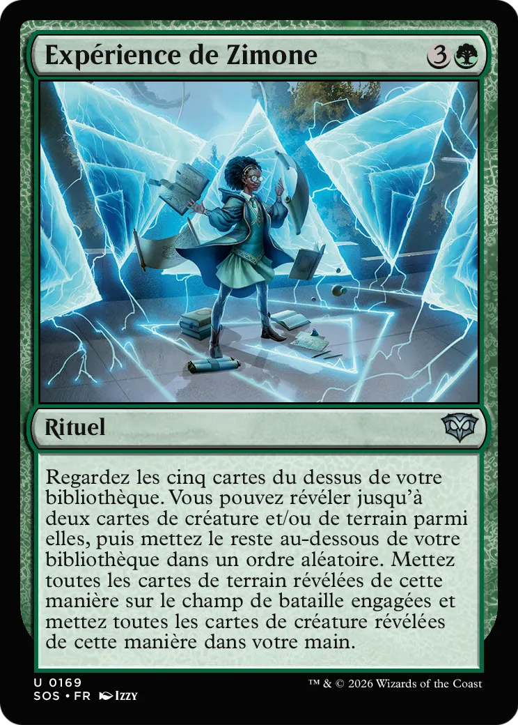 Expérience de Zimone — Secrets of Strixhaven — Magic: The Gathering