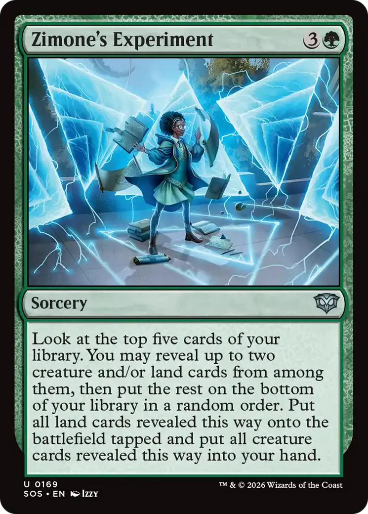 Expérience de Zimone — Secrets of Strixhaven — Magic: The Gathering