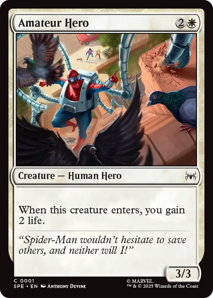 Amateur Hero — Marvel's Spider-Man Eternal — Magic: The Gathering