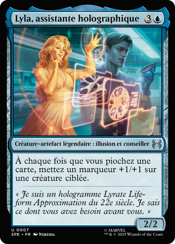 Lyla, assistante holographique — Marvel's Spider-Man Eternal — Magic: The Gathering