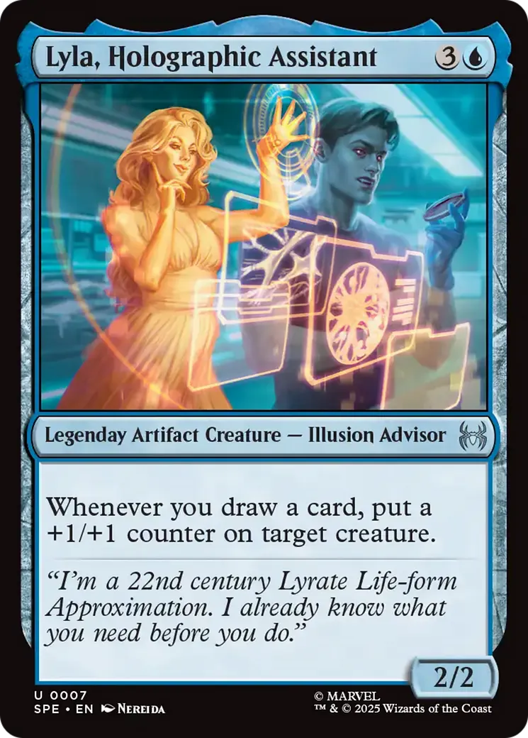 Lyla, Holographic Assistant — Marvel's Spider-Man Eternal — Magic: The Gathering