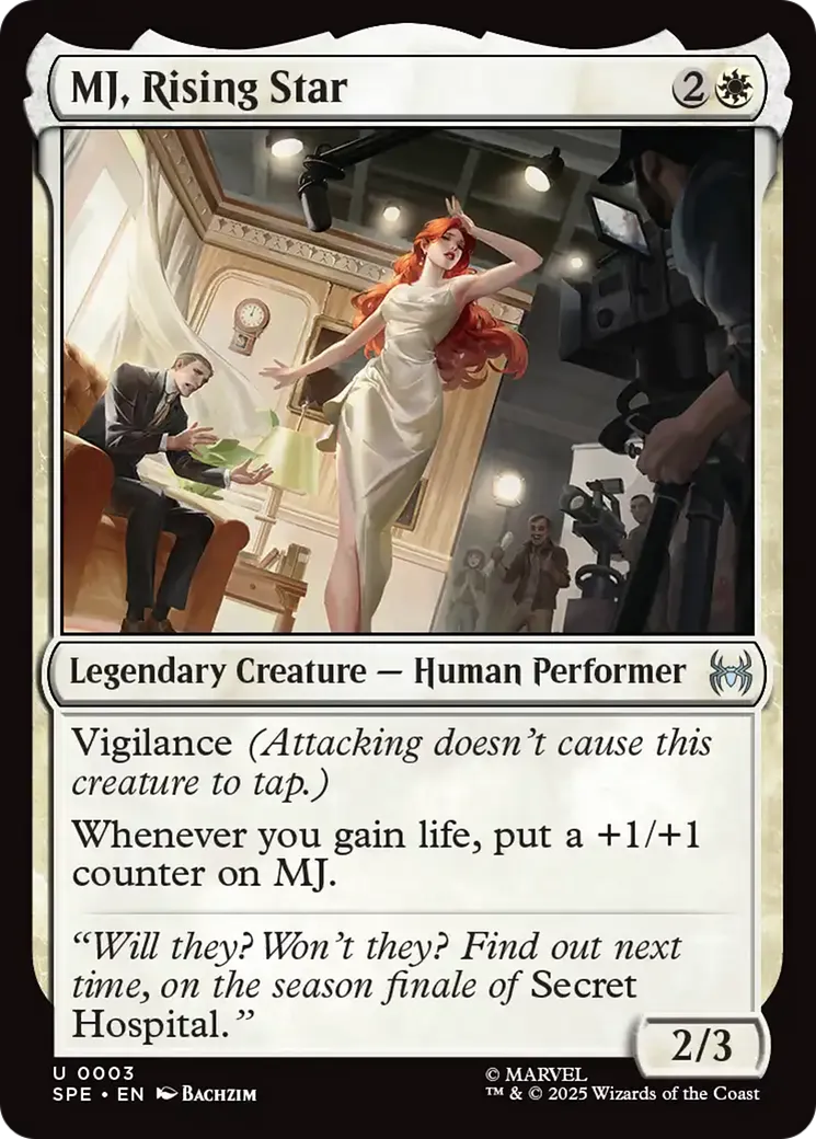 MJ, étoile montante — Marvel's Spider-Man Eternal — Magic: The Gathering