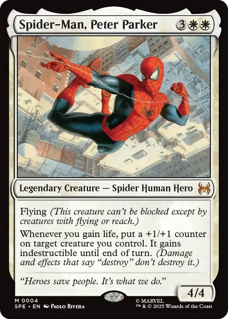Spider-Man, Peter Parker — Marvel's Spider-Man Eternal — Magic: The Gathering