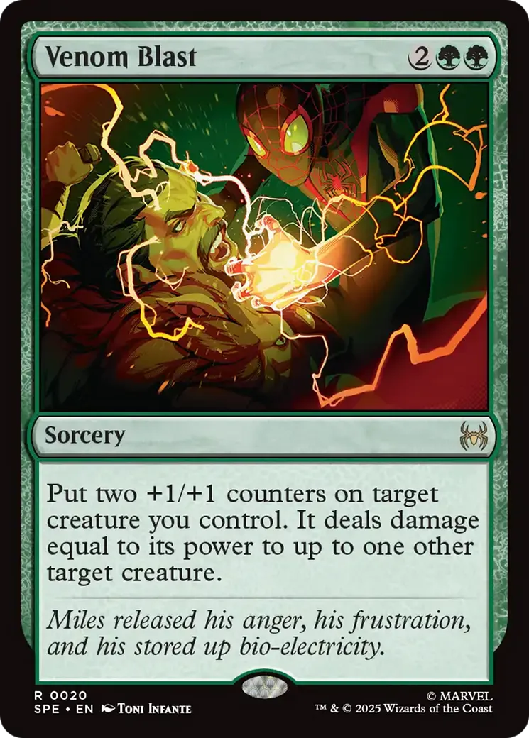 Venom Blast from Marvel's Spider-Man Eternal - Magic: The Gathering