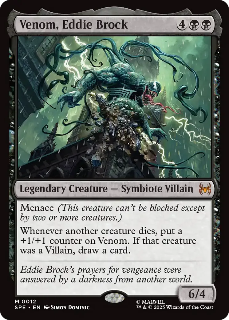 Venom, Eddie Brock — Marvel's Spider-Man Eternal — Magic: The Gathering