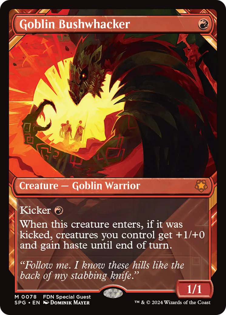 Goblin Bushwhacker — Special Guests — Magic: The Gathering