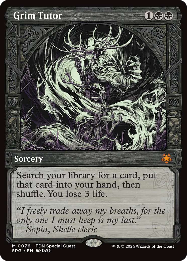 Grim Tutor — Special Guests — Magic: The Gathering