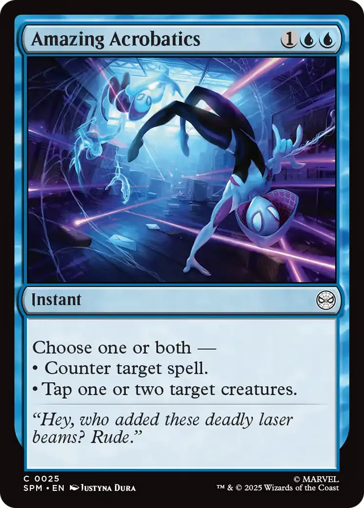 Amazing Acrobatics — Marvel's Spider-Man — Magic: The Gathering