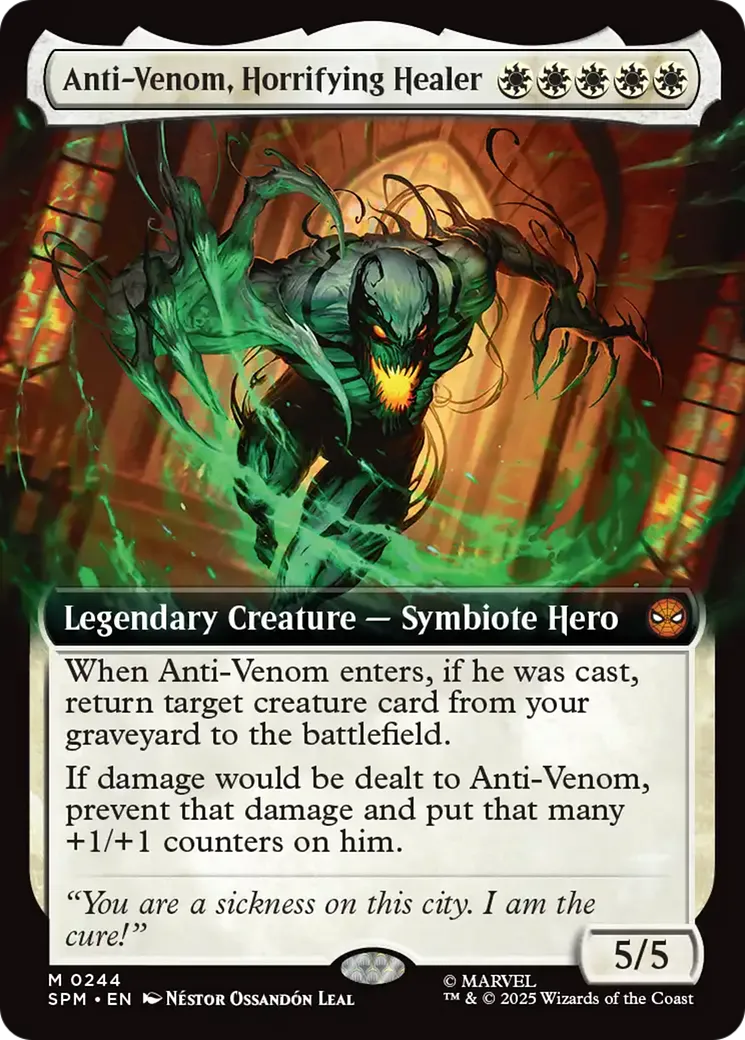 Anti-Venom, Horrifying Healer — Marvel's Spider-Man — Magic: The Gathering