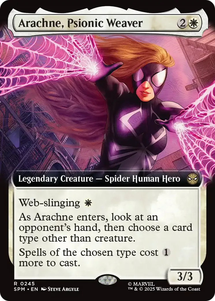 Arachne, Psionic Weaver from Marvel's Spider-Man - Magic: The Gathering