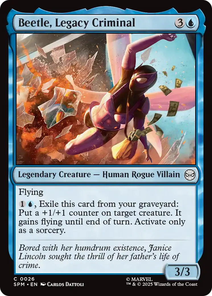Scarabée, successeure criminelle — Marvel's Spider-Man — Magic: The Gathering