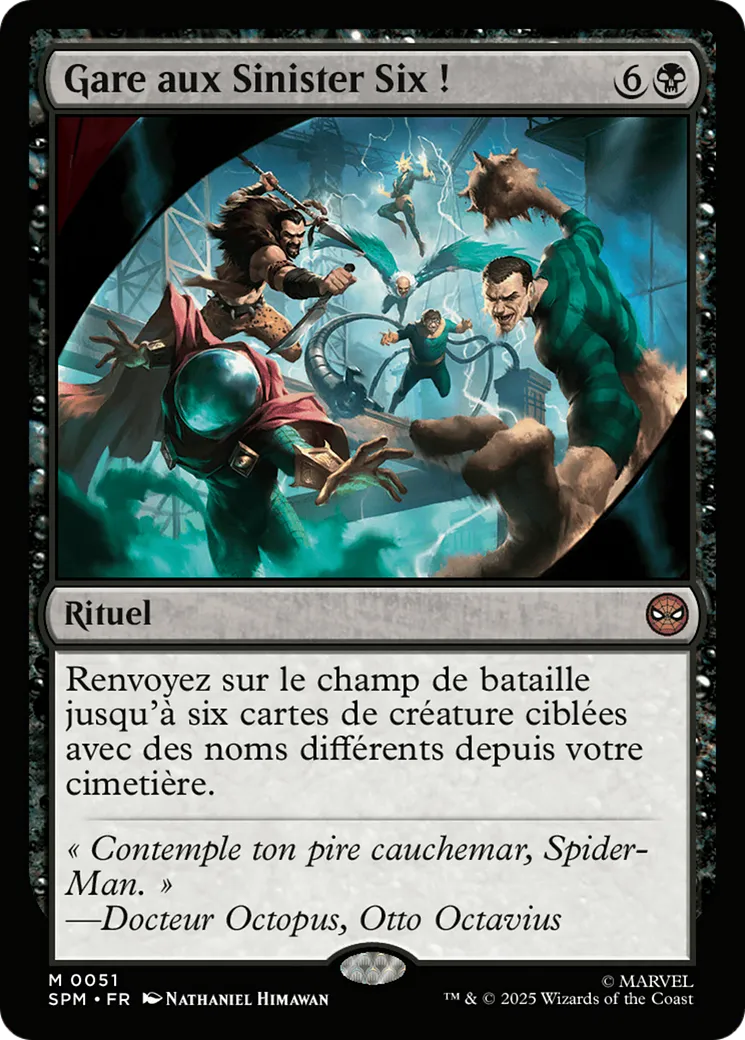 Gare aux Sinister Six ! — Marvel's Spider-Man — Magic: The Gathering