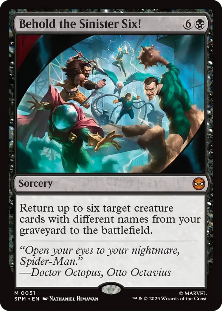 Behold the Sinister Six! — Marvel's Spider-Man — Magic: The Gathering
