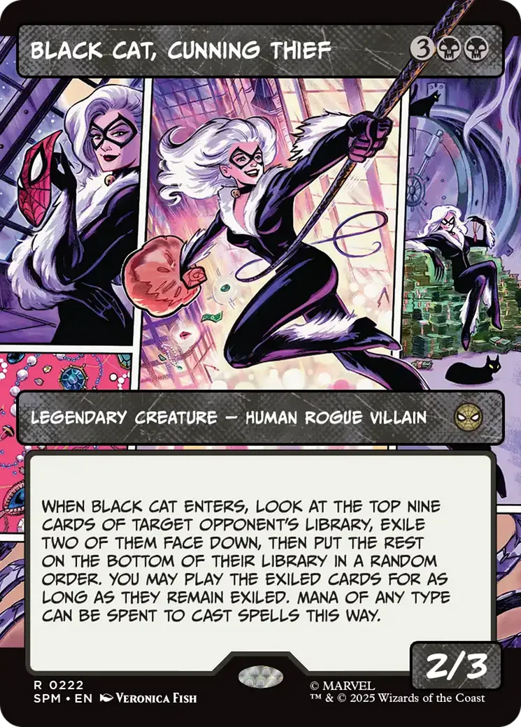 Black Cat, voleuse rusée — Marvel's Spider-Man — Magic: The Gathering