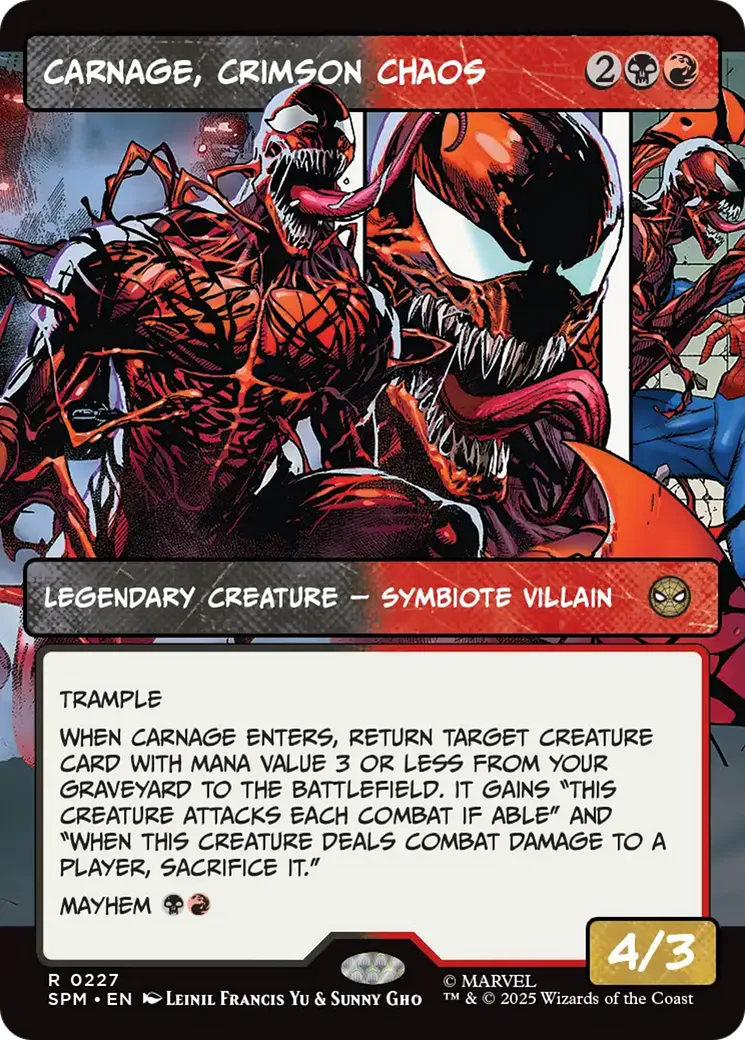 Carnage, Crimson Chaos — Marvel's Spider-Man — Magic: The Gathering