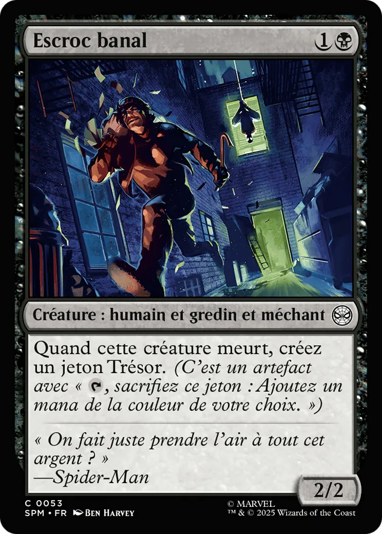 Escroc banal — Marvel's Spider-Man — Magic: The Gathering