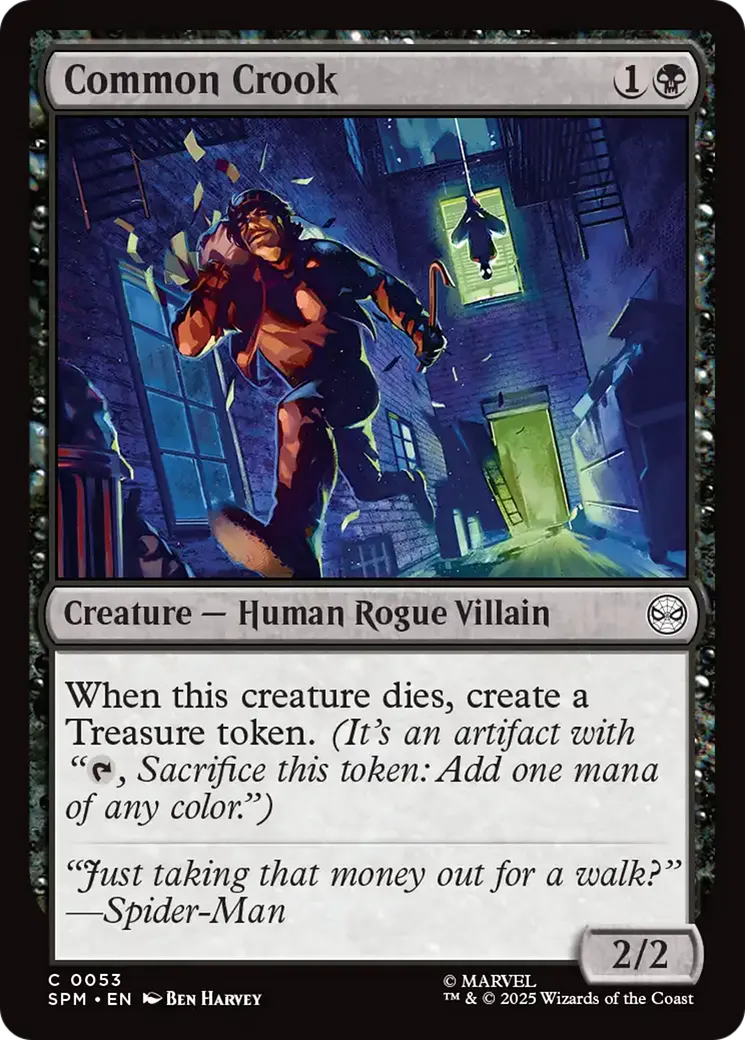 Common Crook — Marvel's Spider-Man — Magic: The Gathering