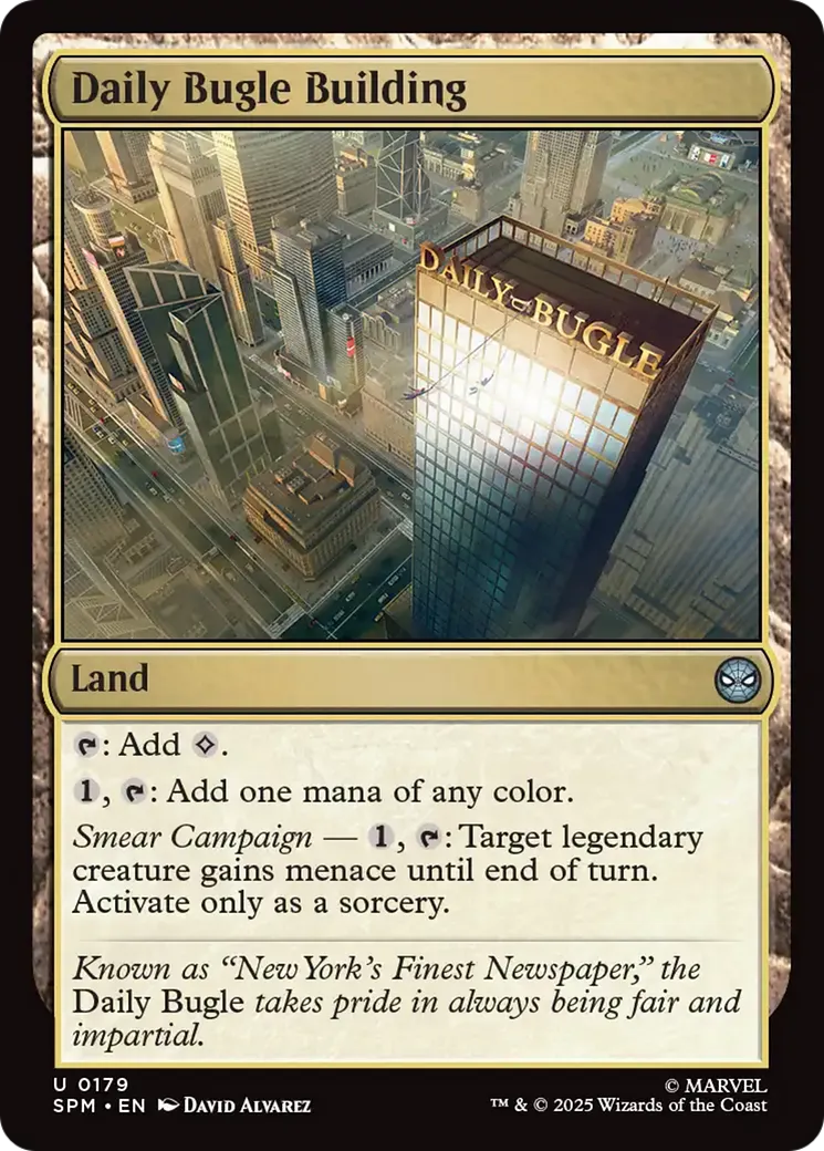 Daily Bugle Building — Marvel's Spider-Man — Magic: The Gathering