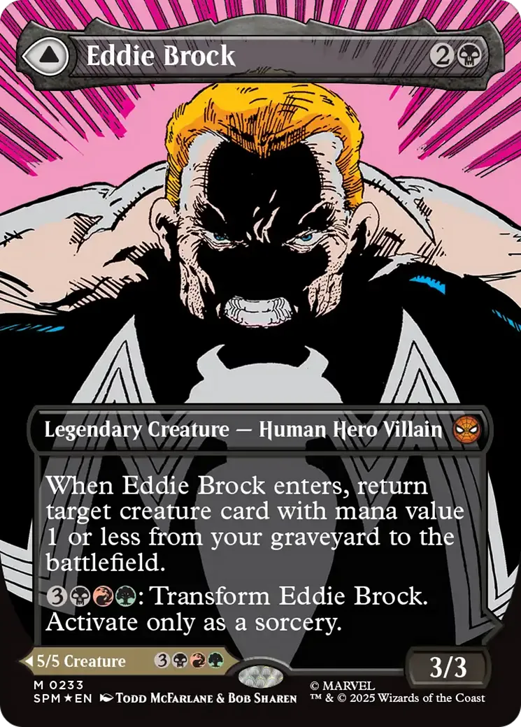 Eddie Brock // Venom, protecteur mortel — Marvel's Spider-Man — Magic: The Gathering