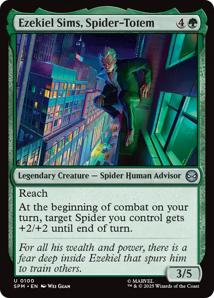 Ezekiel Sims, Spider-Totem — Marvel's Spider-Man — Magic: The Gathering