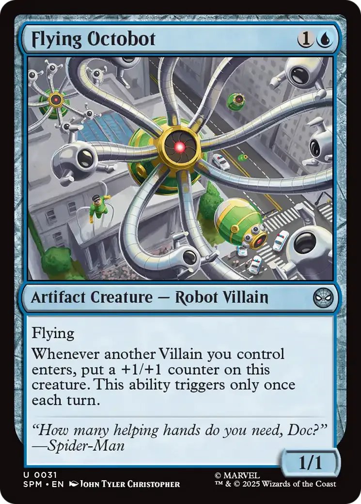 Octobot volant — Marvel's Spider-Man — Magic: The Gathering