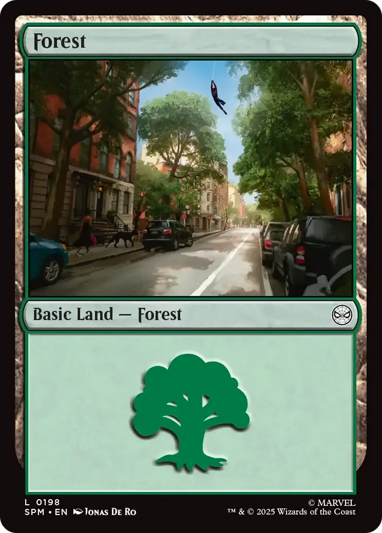 Forêt — Marvel's Spider-Man — Magic: The Gathering