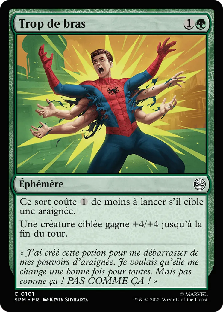 Trop de bras — Marvel's Spider-Man — Magic: The Gathering