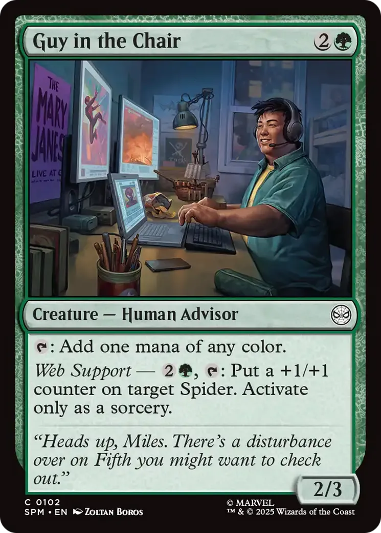 Geek dans le fauteuil — Marvel's Spider-Man — Magic: The Gathering