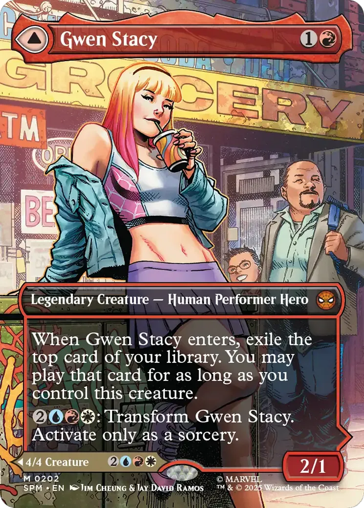 Gwen Stacy // Ghost-Spider — Marvel's Spider-Man — Magic: The Gathering