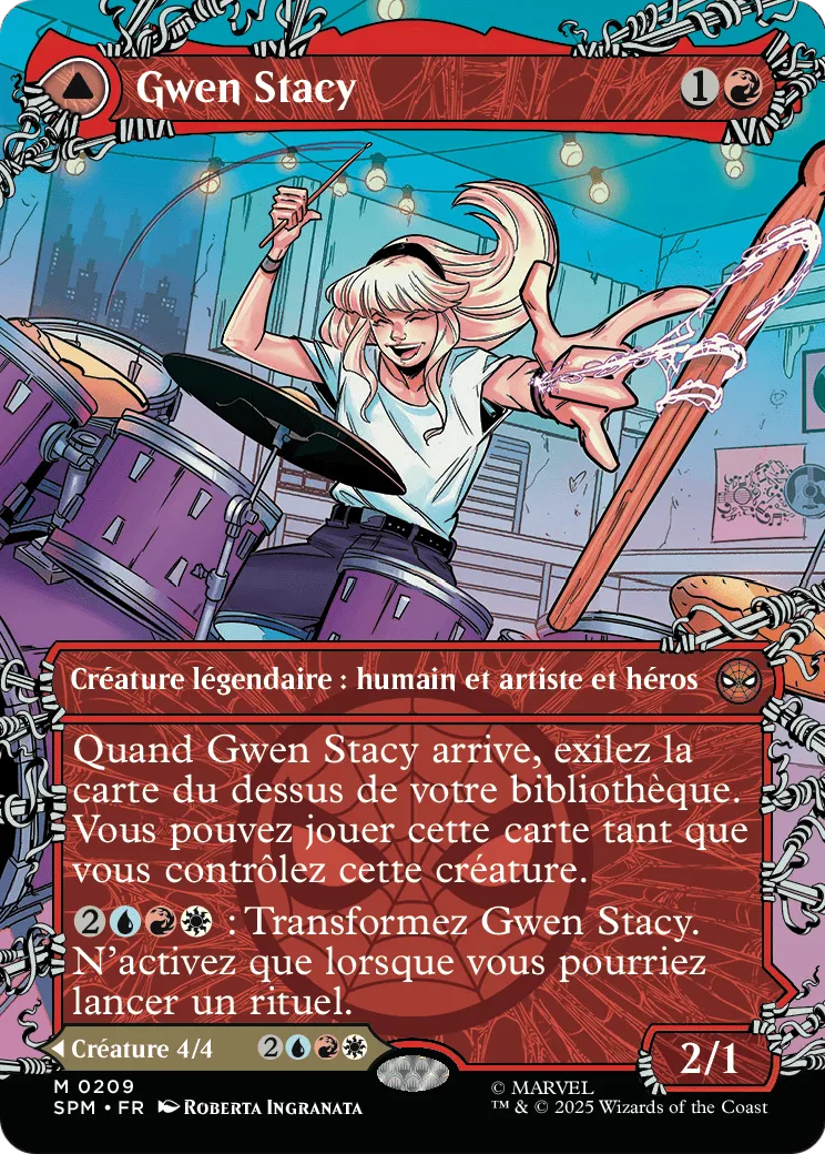 Gwen Stacy // Ghost-Spider — Marvel's Spider-Man — Magic: The Gathering
