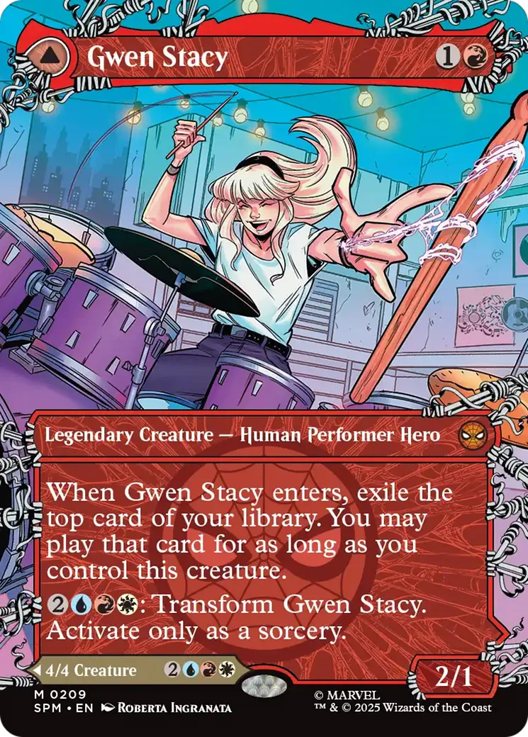 Gwen Stacy // Ghost-Spider — Marvel's Spider-Man — Magic: The Gathering