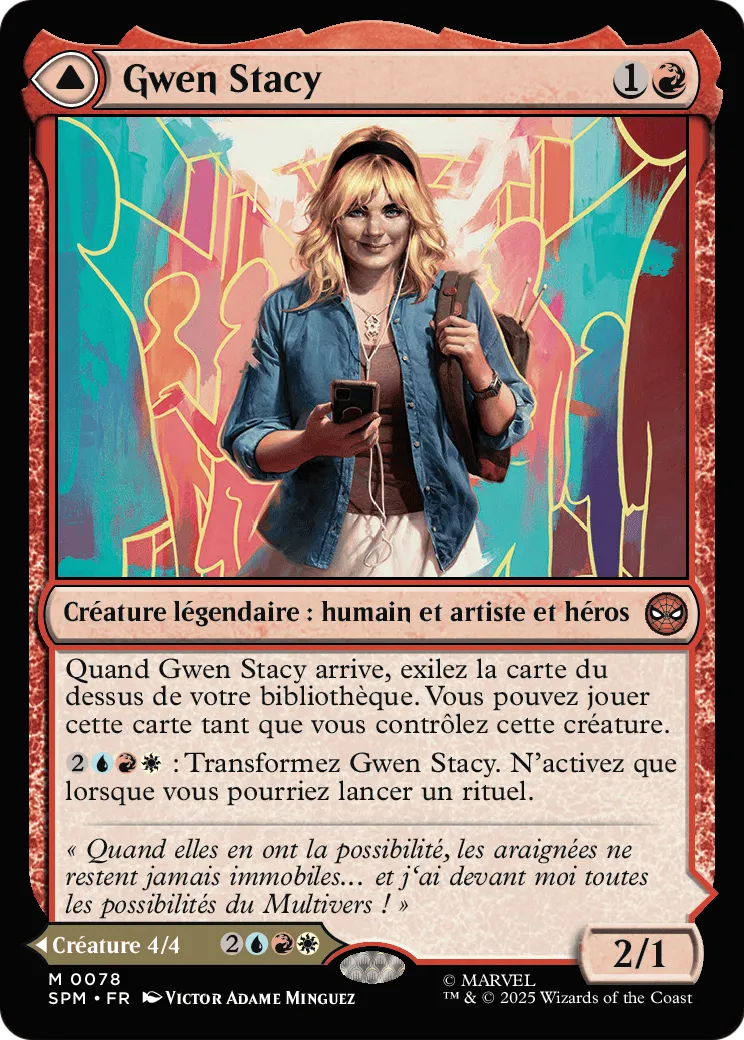 Gwen Stacy // Ghost-Spider — Marvel's Spider-Man — Magic: The Gathering
