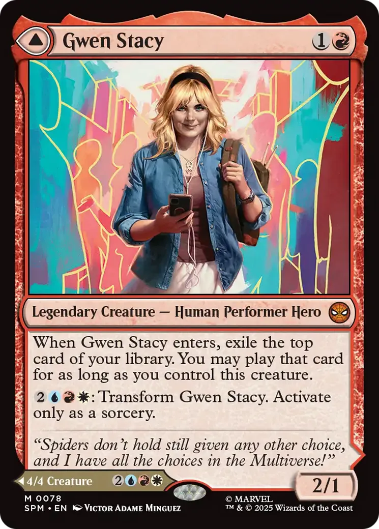 Gwen Stacy // Ghost-Spider — Marvel's Spider-Man — Magic: The Gathering