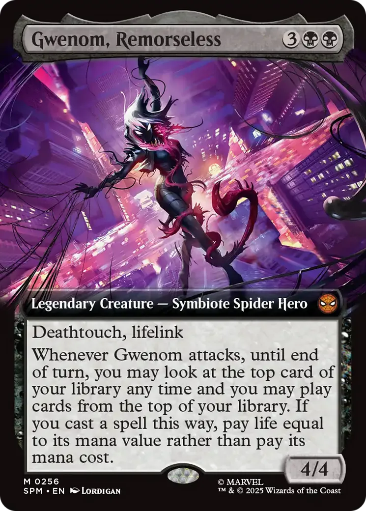 Gwenom, Remorseless — Marvel's Spider-Man — Magic: The Gathering